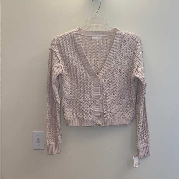 Ultra Flirt Sweaters - Ultra Flirt Textured Knit Button-Front Cardigan – NWT Small